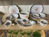 Pretty Floral Printed Hearthside Bake Ware/ Dishes