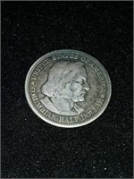1893 silver Columbian half dollar