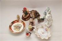 ASSORTED LOT OF CHINA FIGURINES ETC