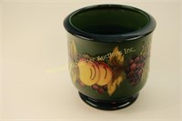 MOORCROFT PEACHES AND GRAPE PATTERN JARDINIERE