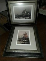 2 Ocracoke Island & Cape Cod artist signed