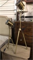 Ashley Adj Height Brushed Brass Studio Lamp