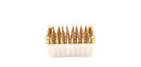 50 rounds of 6mm Rem 100 gr cartridges in box