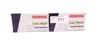 .356 TSW 147 Gr FMJ Match 2 boxes Federal Gold Med