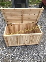 3' X 17'' X 16'' WOODEN DECK BOX