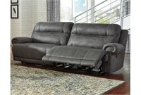 Austere - Gray 2 Seat Reclining Pull Sofa