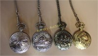 CHOICE OF POCKET WATCHES (4)