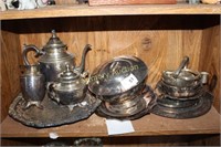 LOT -SILVERPLATED ITEMS