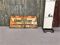 Capper's Farmer metal sign