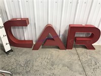 3 letters--C-A-R