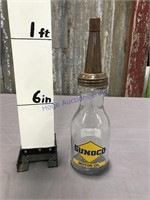 Sunoco Motor Oil quart oil bottle