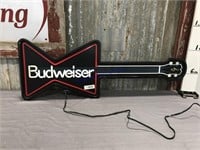 Budweiser guitar beer light