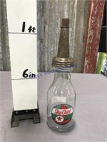 Texaco Sky Chief quart oil bottle