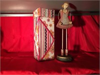 Wood doll with box