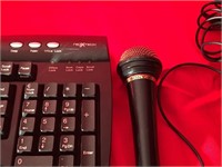 Keyboard and Sony mic