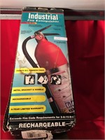 Fire extinguisher with box