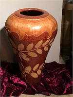 Hand crafted tall vase