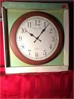 Brown wall clock