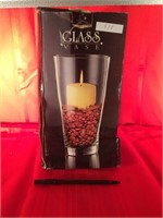 Cocoa Beans Glass Vase
