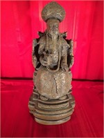 Chinese Emperor Statue (Porcelain)