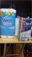 toilet paper and vacuum cleaner bags