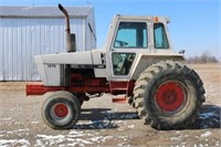 CASE AGRI KING 1370 TRACTOR W/CAB, FRONT WTS,