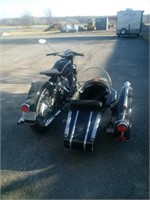 1957 BMW MOTORCYCLE WITH SIDECAR