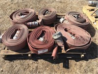 Five 3" Water Hoses
