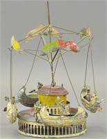 M & K CAROUSEL WITH FLYING BOATS