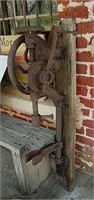 Antique warranted wall mounted drill press