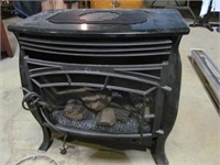 Black Gas Heater Great Look!!