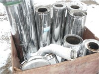 Skid: Assorted Truck Exhaust Pipes