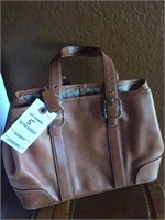 Brown Leather Coach Bag