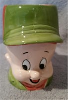 Vintage Looney Tunes Elmer Fudd Figural Mug