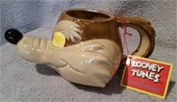Looney Tunes Applause Wile Coyote Figural Mug