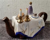 Jim Bailey Rare Dinner For Two Signed Teapot