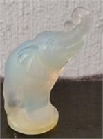 Sabino French Art Elephant Glass Figurine