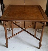 Vintage Square  Wood Coffee Table