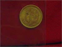 (1) 1955 5 peso GOLD coin