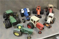 (7) Assorted Die Cast Tractors