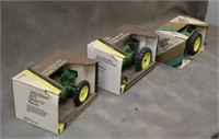 (3) Ertl Collector Edition John Deere Tractors-