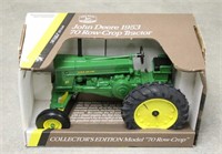 Ertl John Deere 1953 70 Row-Crop Toy Tractor