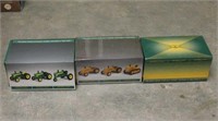 (3) Sets of Historical Toy Tractors - (2) John