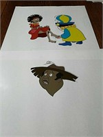 2 animation cels from Happily Ever
After Fairy