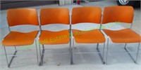 Vintage Orange Retro Chair