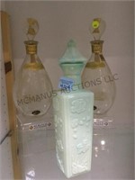 COLLECTION OF LIQUOR DECANTERS