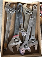 Adjustable forged wrenches