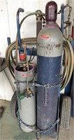 Acetylene oxygen torch cutting kit