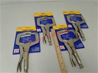 4 new Vise grip C clamps