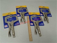 4 new vice grip C clamps
